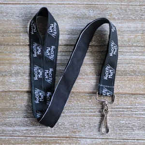 Hockey Mom Lanyard, Ice Hockey Lanyard, ID Badge, Lanyard for Sports, Teachers Lanyard, Lanyard for Nurses, Gifts for Mom, Work Accessory