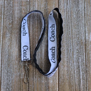 Coach Lanyard, Badge Holder, Lanyard Necklace, Keychain Lanyard,  Gifts for Coach, Gifts for Women, Teacher Lanyard, Gifts for Women