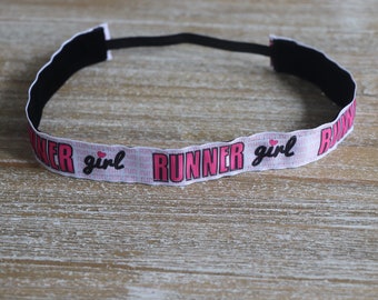 Runner Girl Headband, Running Headband, Headband for Woman, Headband for Runners, Non Slip Headband, Hair band for Women, Hair Accessory