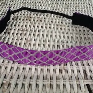 Purple Lattice Headband - Sports Headband - No Slip Headband - Headband for Girls - Headband for Women - Hair Bands for Girls - Accessory