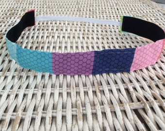 Colorful Pattern Headband - Adult Headband - Sports Headband - No Slip Headband - Kids Headband - Fitness Headband - Running Headband