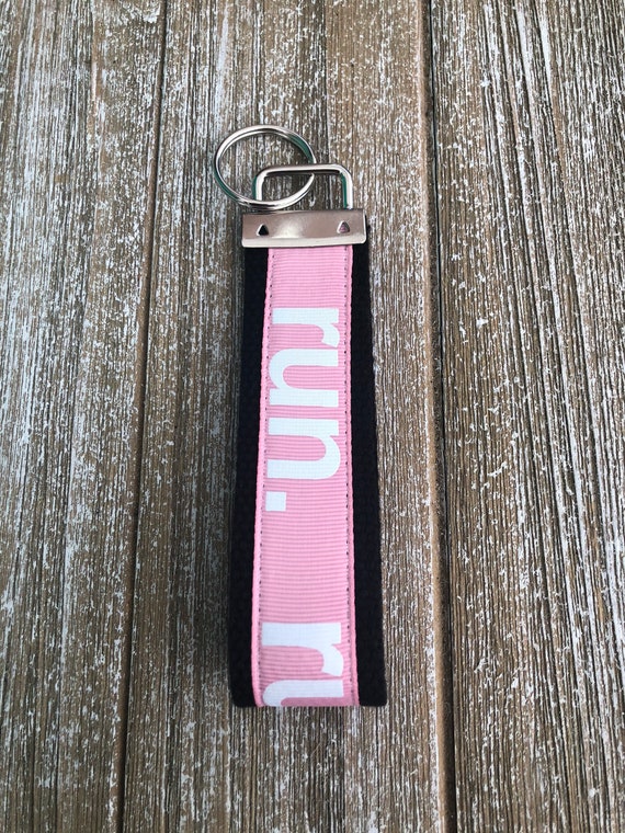 Run Keychain for Women,  Runners Key Fob, Keychain Wristlet, Gifts for Women, Gifts for Runners,  Key Holder For Girls, Accessories