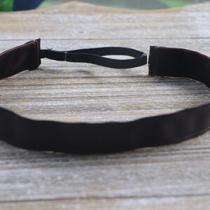 Brown School Uniform Headband - No Slip Headband - Headband for Girls - Headband for Women - Sports Headband - Hair Bands for Girls