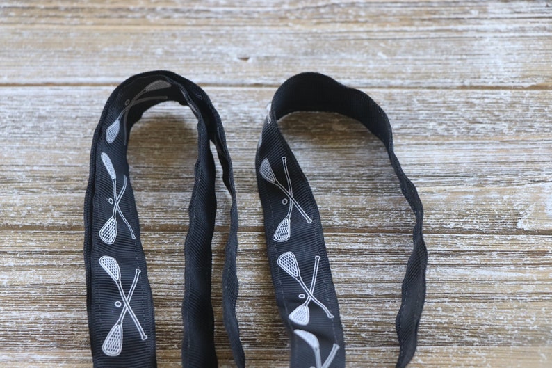 Custom Black Lacrosse Lanyard Etsy