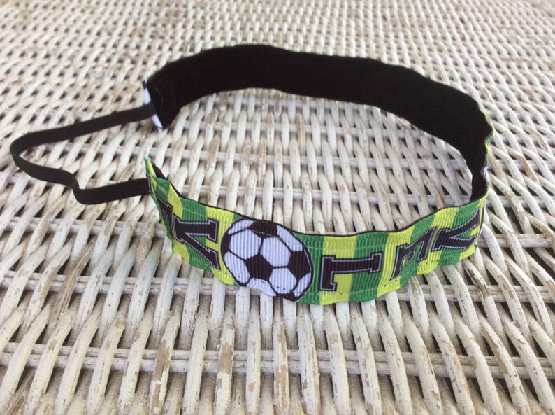 Stripped Soccer Headband Headbands for Girls Headbands for Etsy