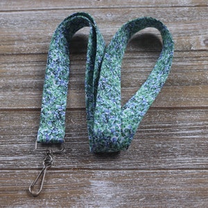 Flower Identification Lanyard, Teachers Lanyard, Nurses Lanyard, Cool Lanyard, Gifts for Women, ID Holder, Badge Lanyard, Gifts for Her