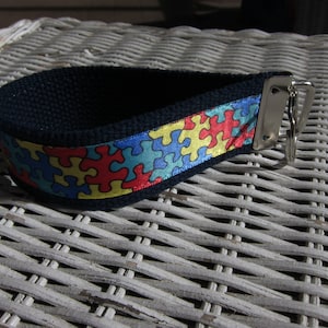 Autism Awareness Keychain - Teachers Keychain - Gifts for Women - Wristlet Keychain - Autism Awareness Gift - Gifts for Her- Women Accessory