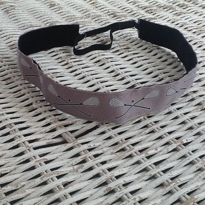 Gray Lacrosse Headband Girls Sports Headbands Headband for Etsy