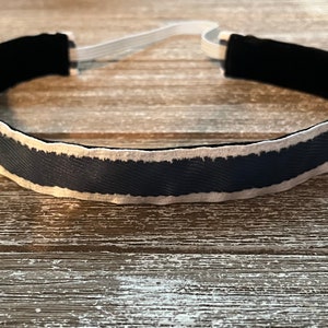 Blaues rutschfestes Stirnband, Sport-Stirnbänder, Stirnband für Mädchen, Stirnband für Sport, Fitness-Stirnband, Haarband, Mädchen-Haarschmuck