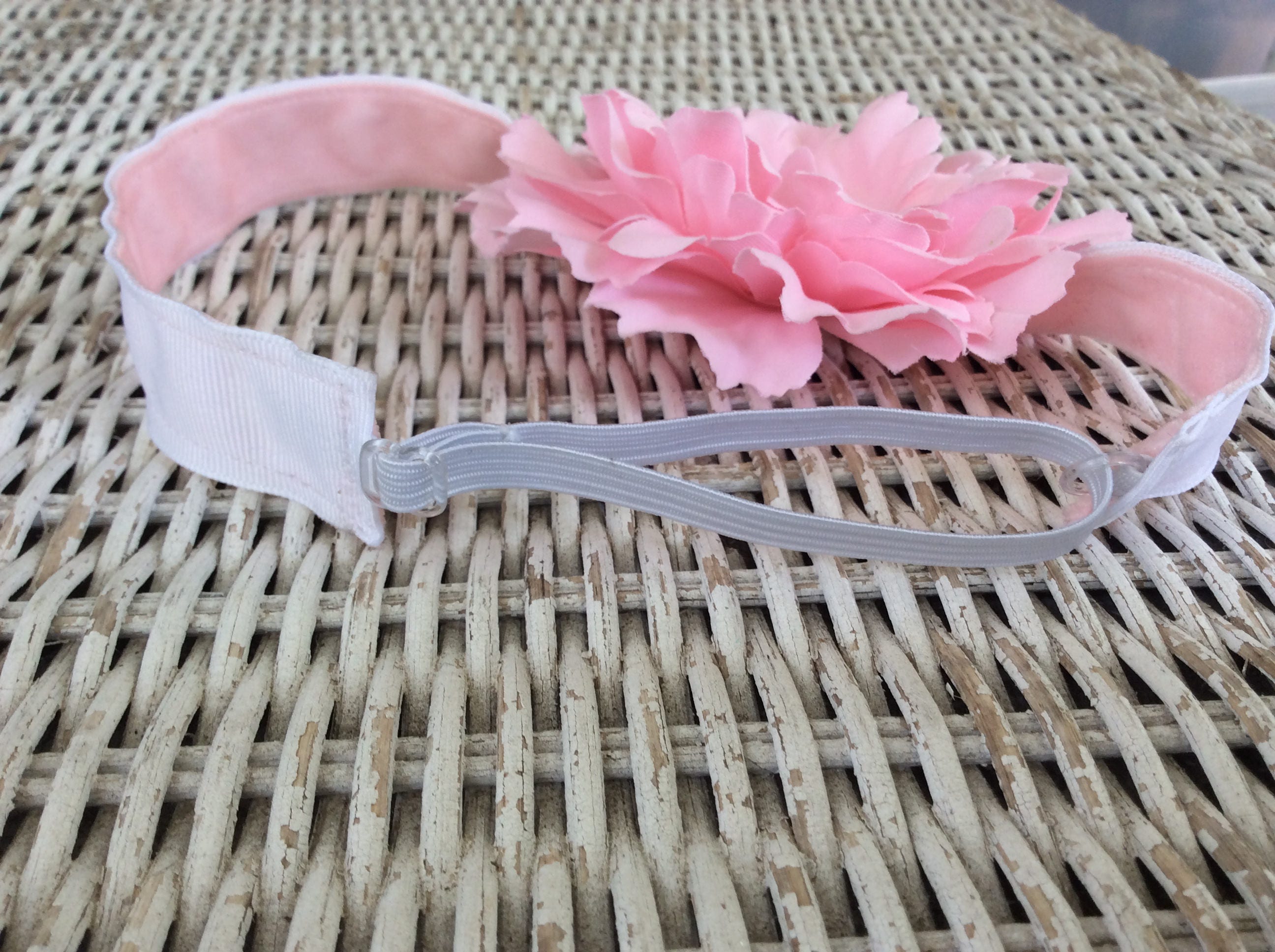 Pink Flower Headband Flower Girl Headband Headbands for Etsy