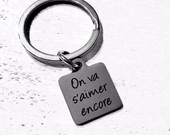 Keychain We're going to love each other again, Lover, Husband, Son, Daughter, Lover, Wife, for Men and Women, Christmas Stocking, Romantic Gift