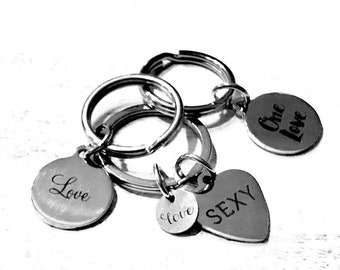 One love key ring, Sexy, Love, Lover, Husband, Lover, Wife, Man and Woman, Christmas stocking, Romantic gift