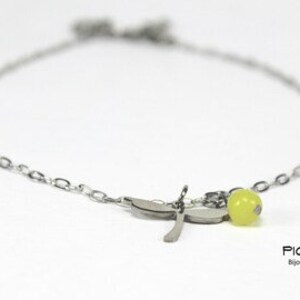 Stainless Steel Anklets with Hollow Out Butterfly, Sign of Life, Dragonfly image 8