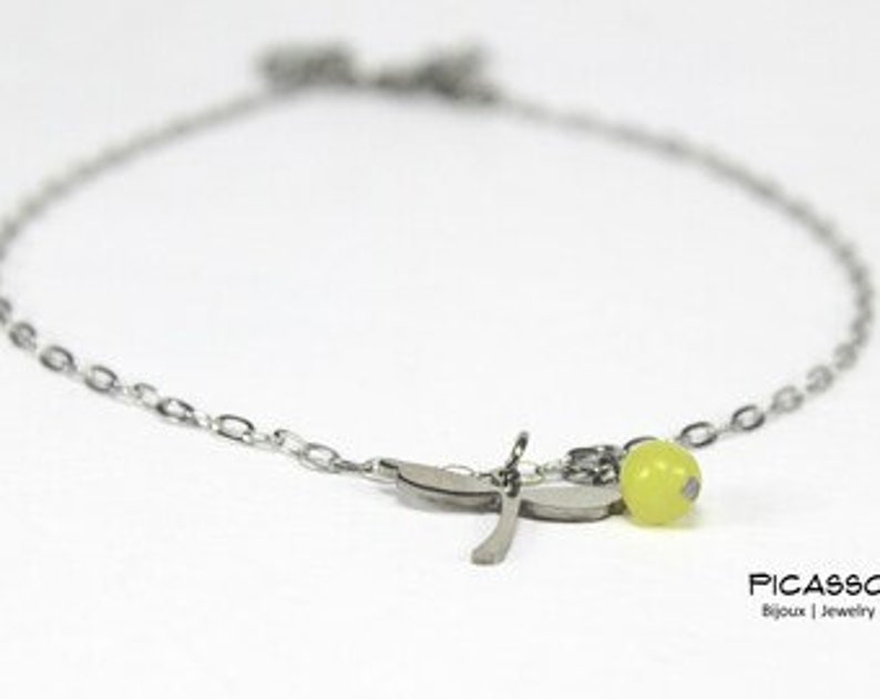 Stainless Steel Anklets with Hollow Out Butterfly, Sign of Life, Dragonfly image 8