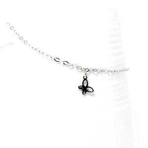 Stainless Steel Anklets with Hollow Out Butterfly, Sign of Life, Dragonfly image 4