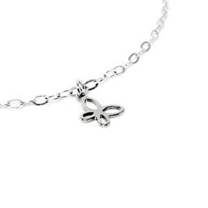 Stainless Steel Anklets with Hollow Out Butterfly, Sign of Life, Dragonfly image 3