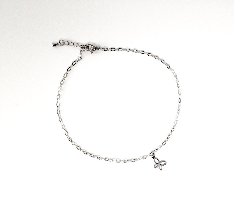 Stainless Steel Anklets with Hollow Out Butterfly, Sign of Life, Dragonfly image 6