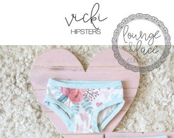 Lounge & Lace Collection Vicki Hipsters PDF Sewing Pattern Sizes 1/2-14