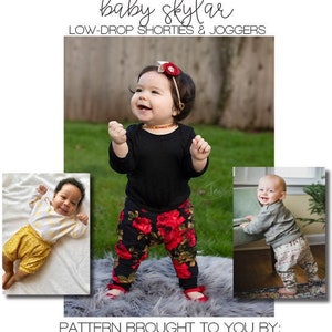 Baby Skylar Low-Drop Shorties & Joggers Pattern