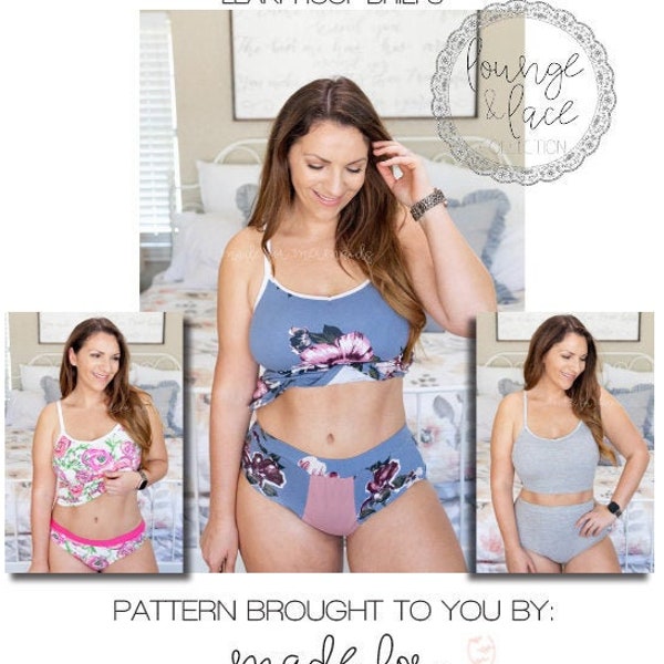 Lounge & Lace Collection- Adult Luna Leakproof Pattern PDF Sewing Pattern