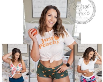 Lounge & Lace Collection- Adult Sabrina Shorties PDF Sewing Pattern