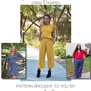 Adult Nevaeh Dress & Romper PDF Pattern
