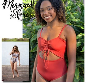 Mermaid Shores Collection: Adult Shelly Swimsuit