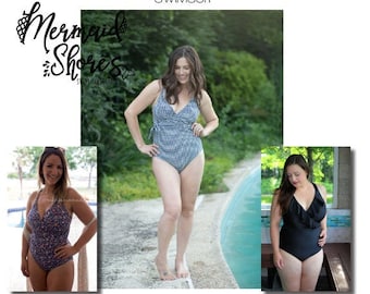 Mermaid Shores Collection- Alexandria Swimsuit PDF Pattern instant download