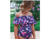 Mermaid Shores Collection- Camila Swimsuit PDF Pattern instant download Sizes 1 2-14years