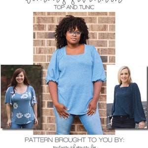 Adult Savannah Top & Tunic Pattern