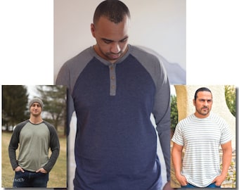 Men’s Lee Raglan PDF Sewing Pattern