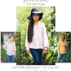 Youth Savannah Top & Tunic Pattern Sizes 1/2-14
