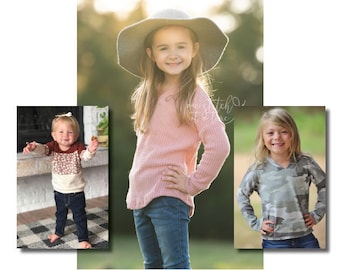 Youth Oaklynn Solid & Colorblocked Dolman Pullover PDF Sewing Pattern Sizes 1/2-14