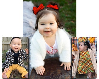 Baby Fae Cardigan & Duster PDF Sewing Pattern Newborn- 24 months