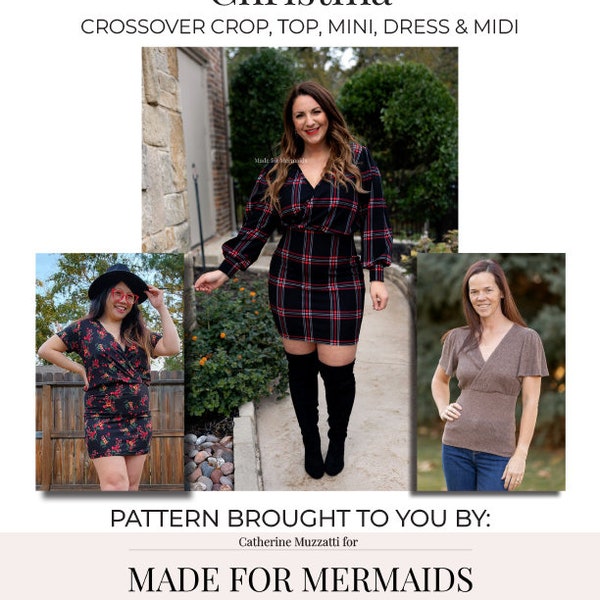 Christina Crossover Crop, Top, Mini, Dress & Midi