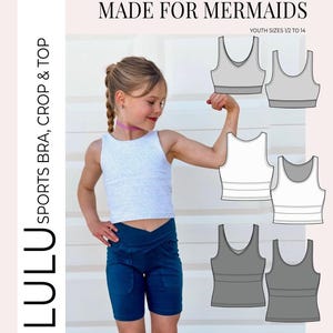Barbelle Collection: Youth Lulu Sports Bra, Longline, Crop & Top