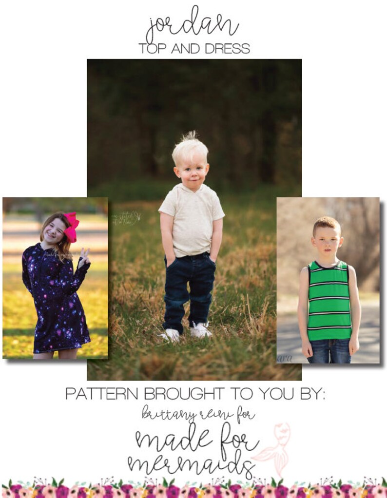 Jordan Top and Dress PDF Pattern image 0
