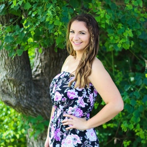 Women&#39;s Millie Romper and Dress PDF Sewing Pattern Sizes
