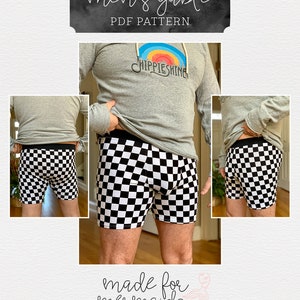 Lounge & Lace Collection-Adult Gable Boxer Brief PDF Sewing Pattern image 8