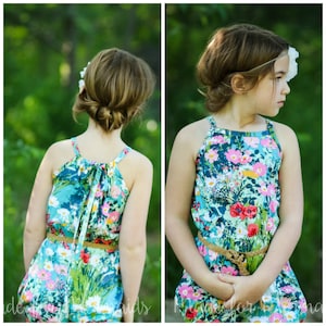 Lillian Romper & Dress PDF Sewing Pattern 1/2- 14