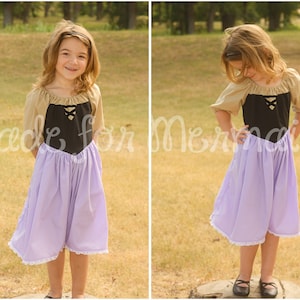 Briar Rose Dress Sleeping Beauty everyday princess PDF Pattern instant download 1/2 to 8
