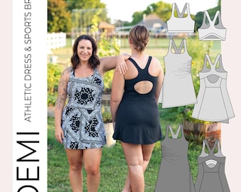 Barbelle Collection: Demi Athletic Dress & Sports Bra