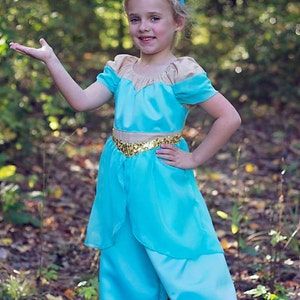 Jasmine Romper and Dress everyday princess PDF Pattern instant download 1/2-8