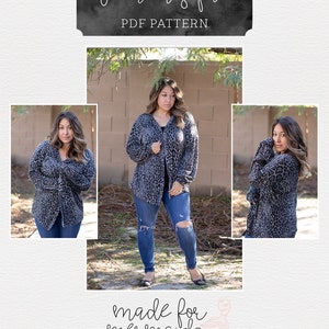 Adult Fae Cardigan & Duster PDF Sewing Pattern - Etsy