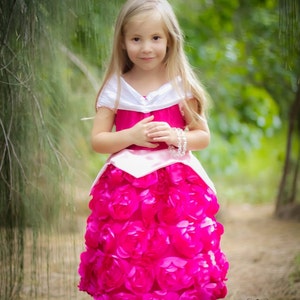 Sleeping Beauty Aurora Dress everyday princess PDF Pattern instant download 6mnth-8years