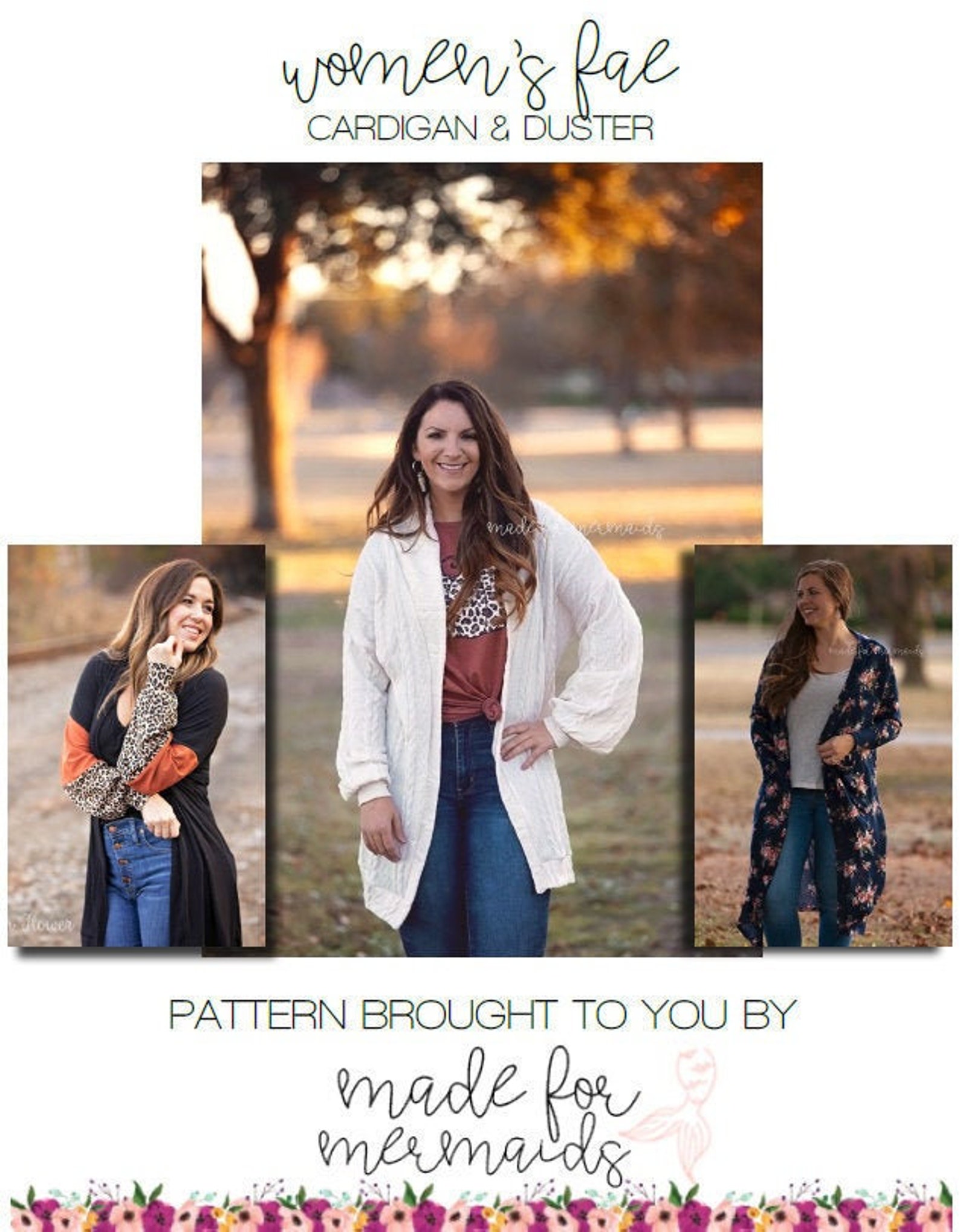 Adult Fae Cardigan & Duster PDF Sewing Pattern - Etsy