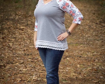 Mama Blair Top & Tunic PDF Sewing Pattern Sizes