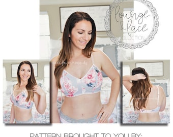 Women's Lounge & Lace Collection: Lana Bra PDF Sewing Pattern