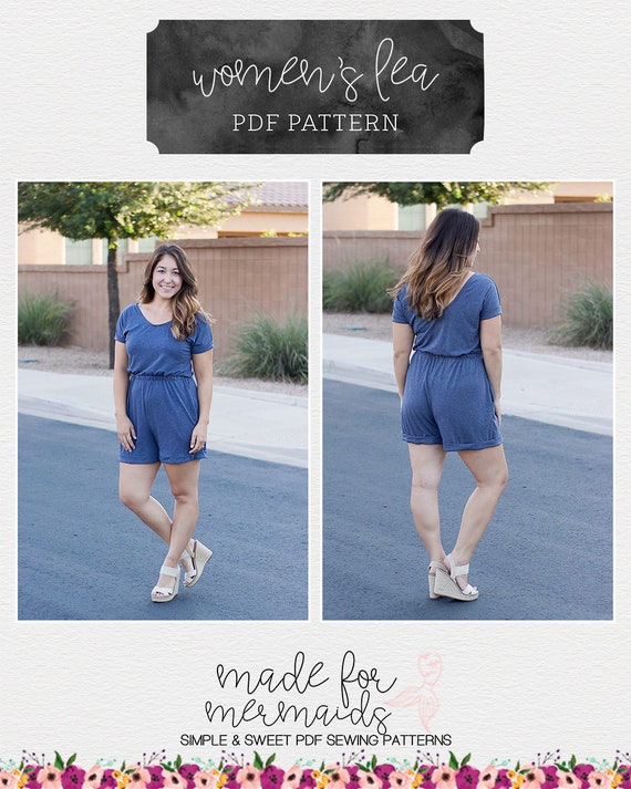 Lea Scoop Neck Romper Lea Scoop Neck Romper