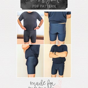 Lounge & Lace Collection-Adult Gable Boxer Brief PDF Sewing Pattern image 6